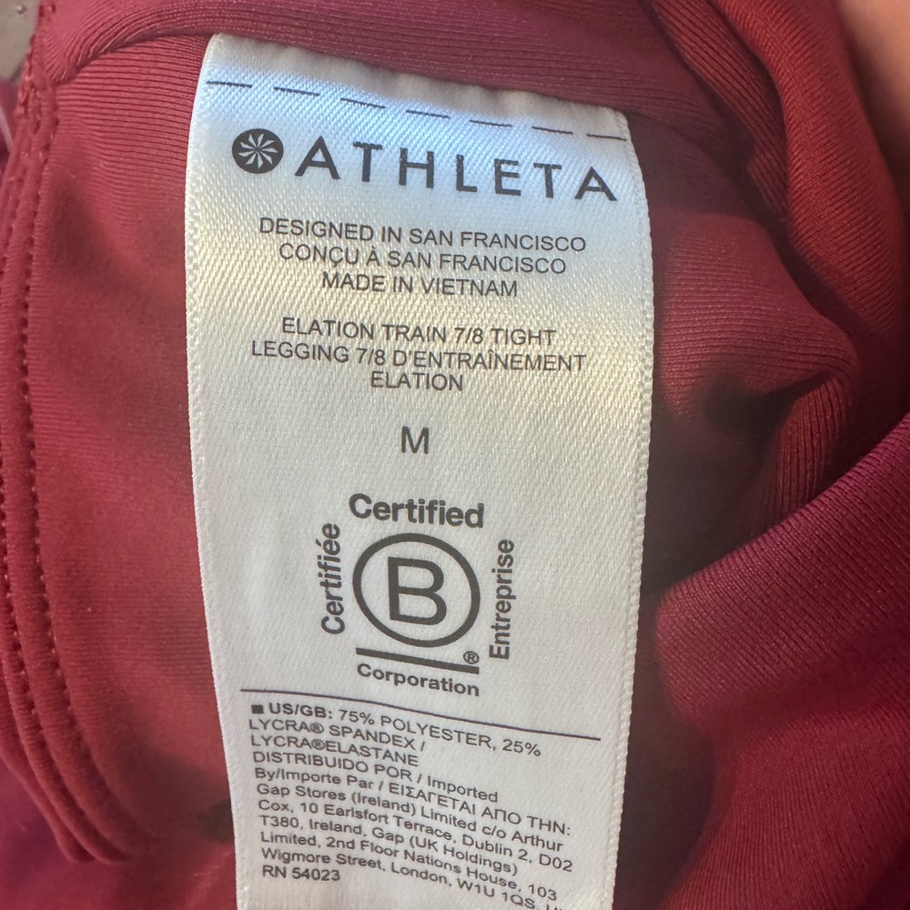 Athleta Elation Train 7/8 Tights - Picture 6 of 12